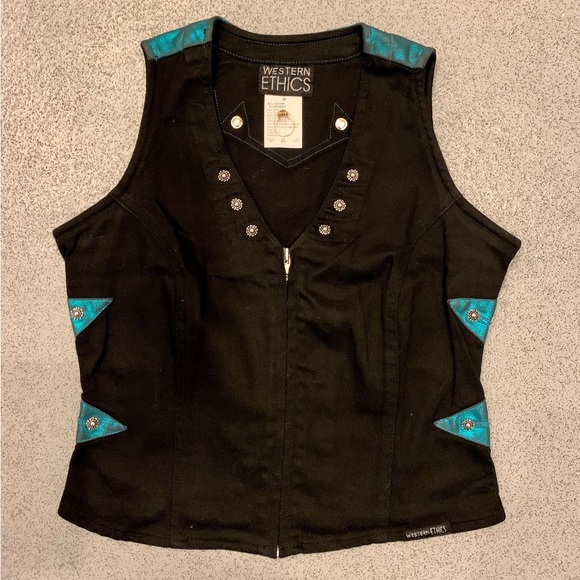 Western Ethics Jackets & Coats Western Ethics Vintage 8s 90s Denim